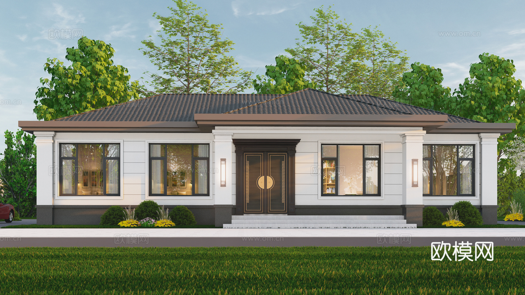 别墅建筑自建房 最新全套施工图设计cad施工图