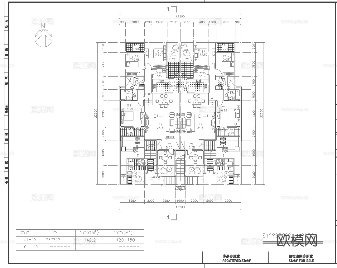 度假民宿建筑 最新全套施工图设计cad施工图