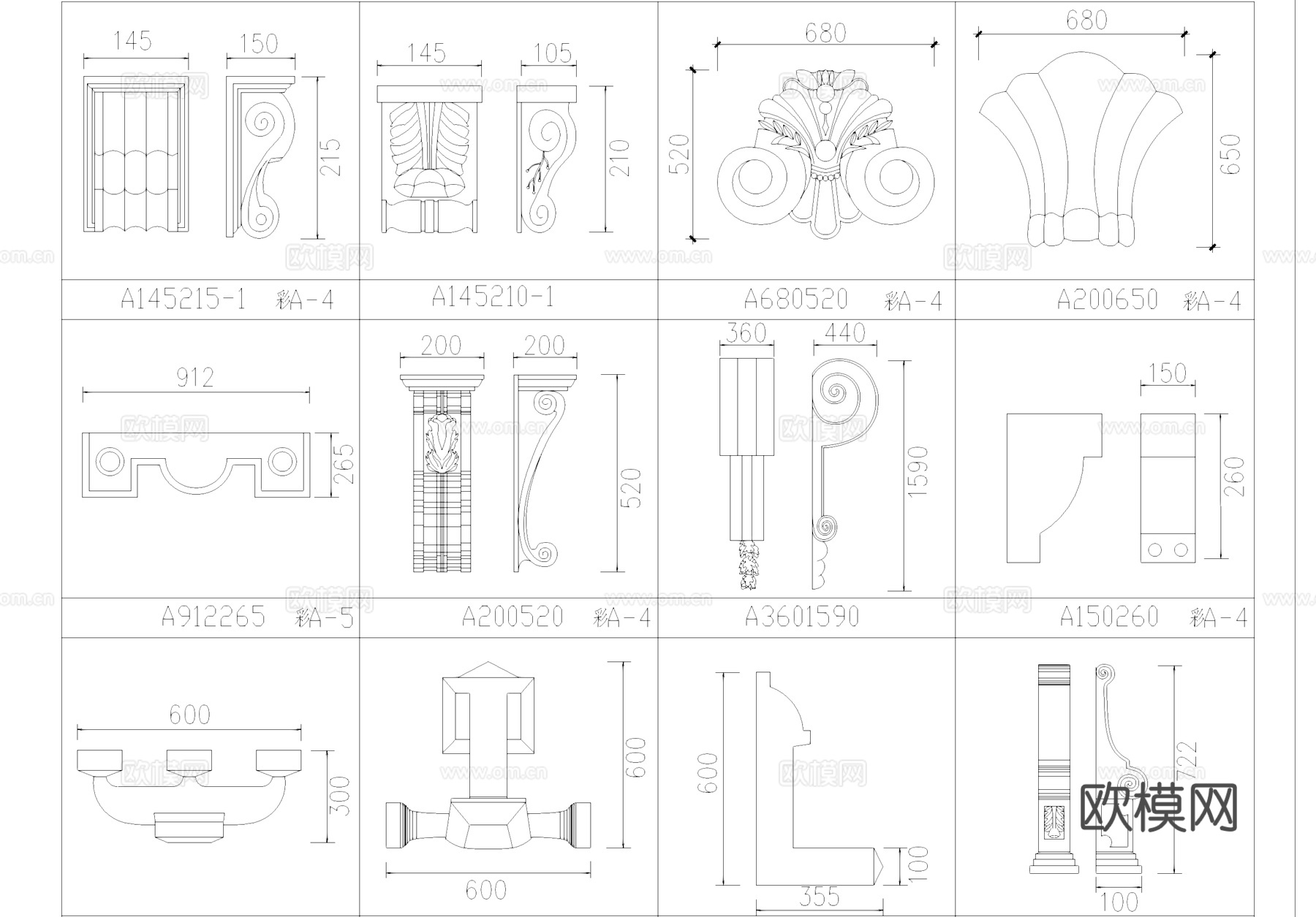 建筑硬装构造综合CAD图块图库cad施工图