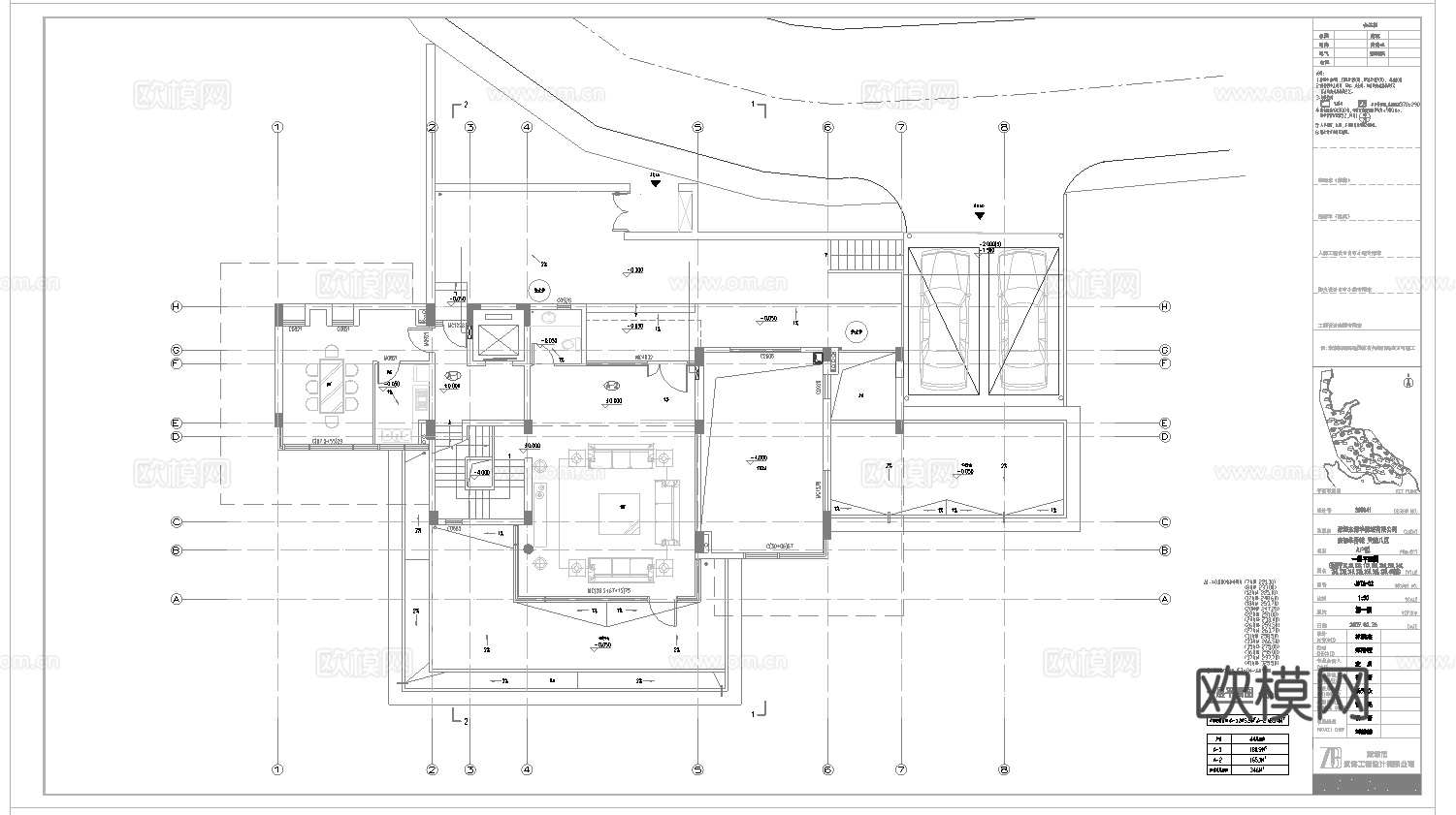 民宿自建房 最新全套施工图设计cad施工图