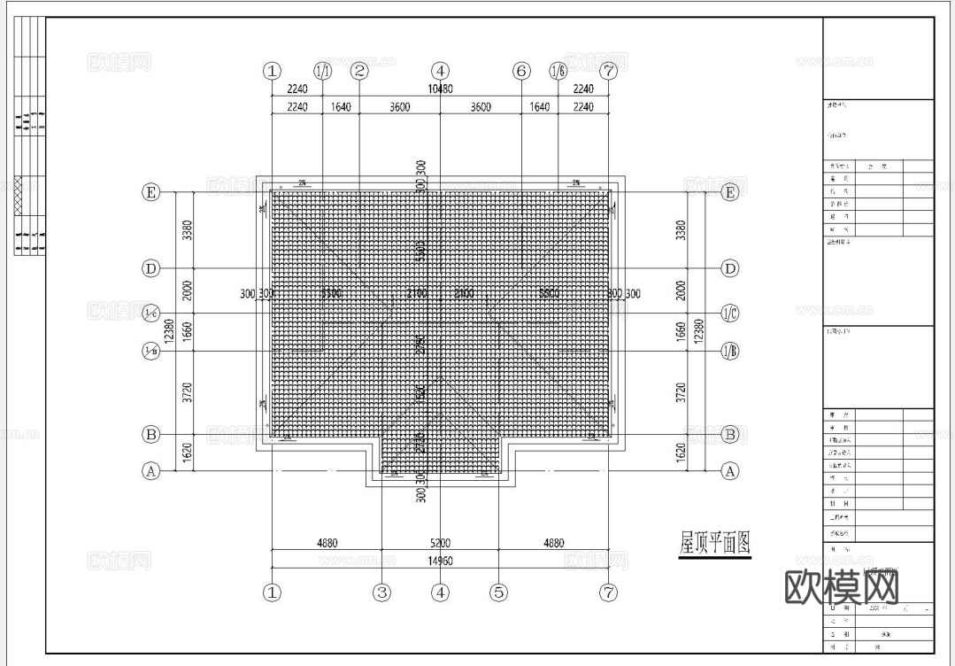 欧式别墅建筑自建房 最新全套施工图设计cad施工图