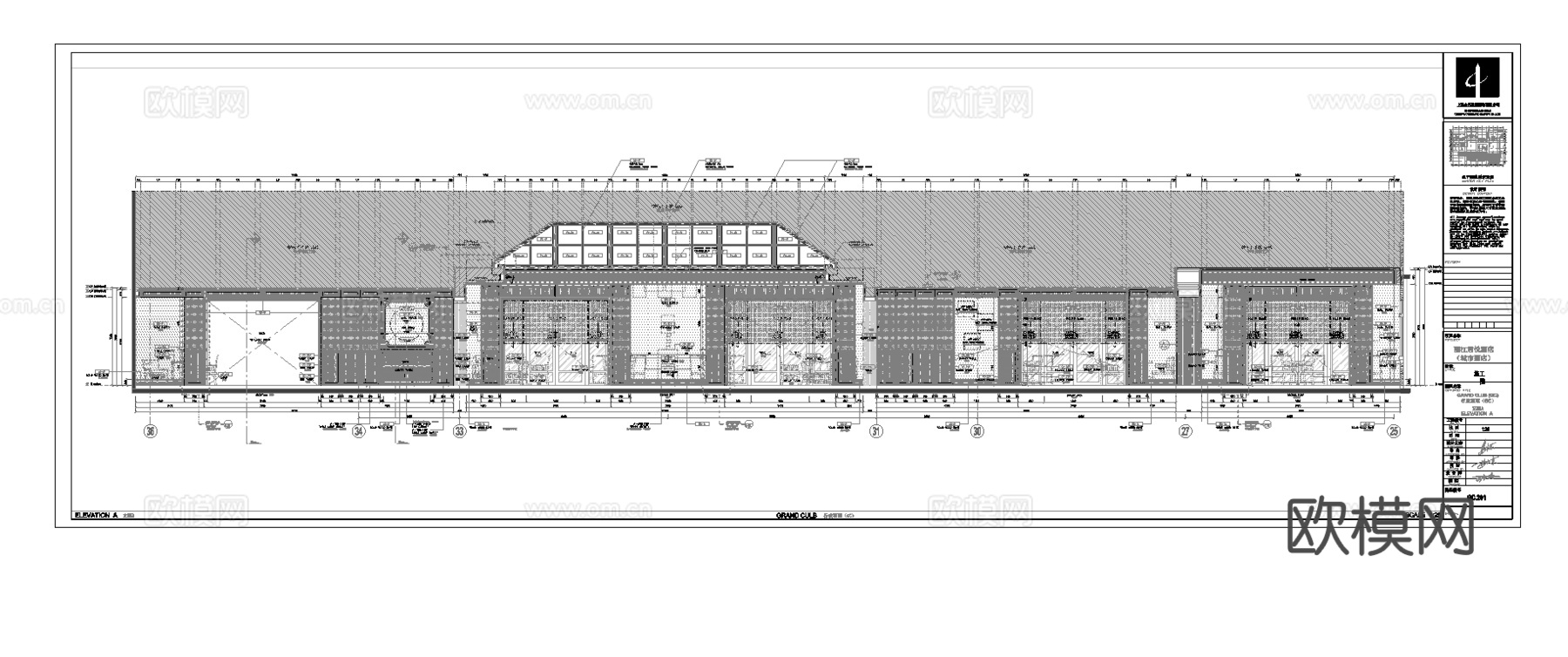 休闲民宿 最新全套施工图设计cad施工图