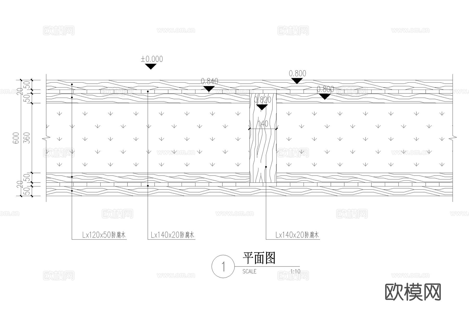 花箱 种植池 花坛 CAD施工图cad施工图