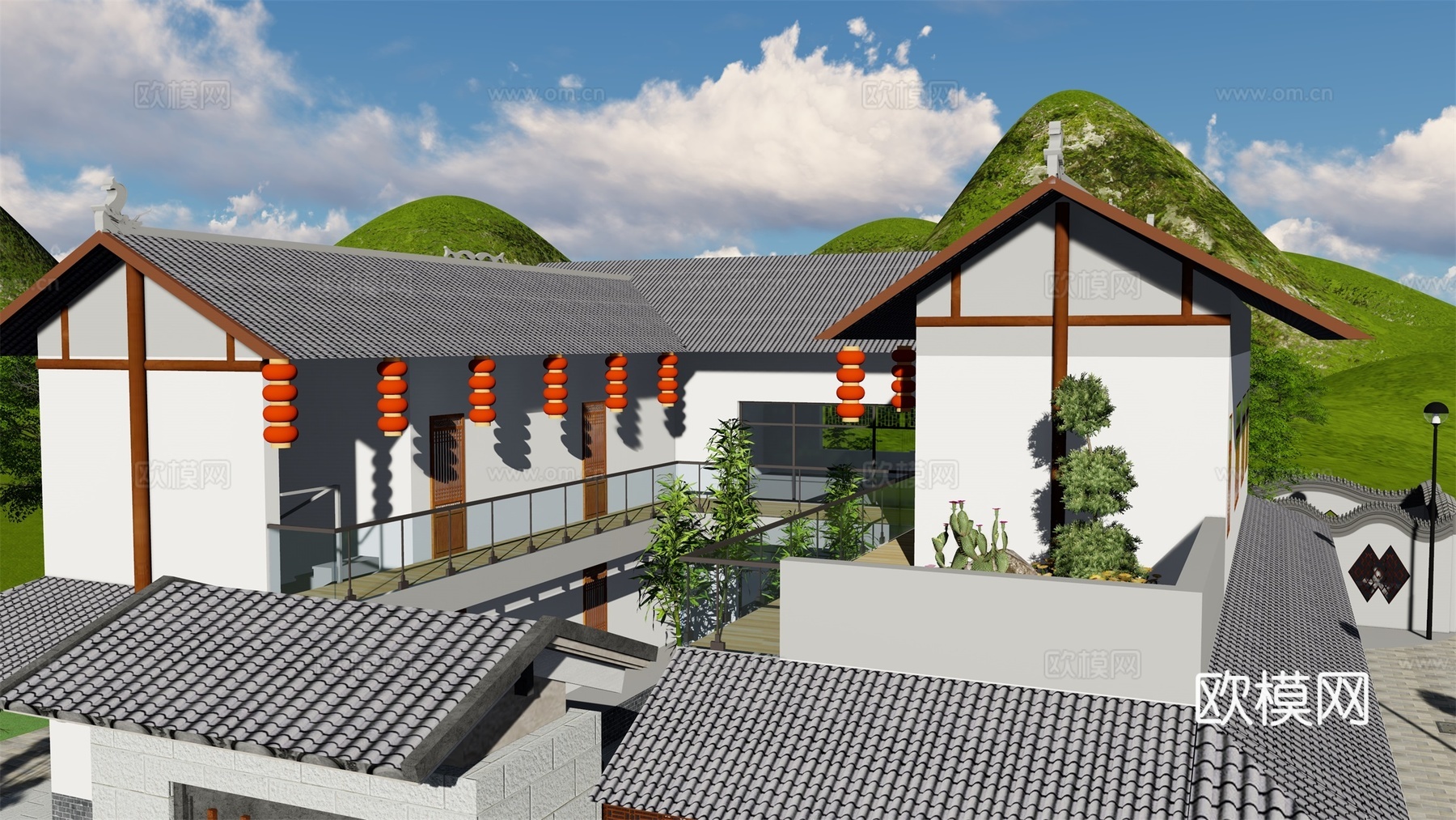 农家乐民宿建筑  最新全套施工图设计cad施工图