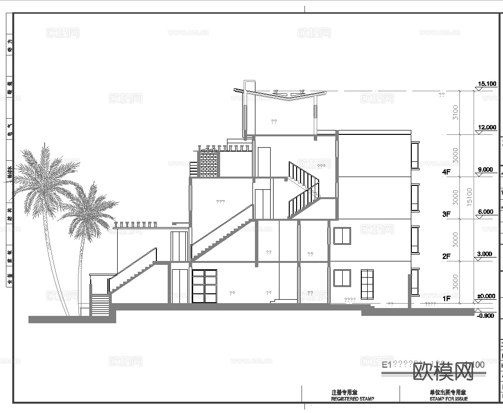 度假民宿建筑 最新全套施工图设计cad施工图