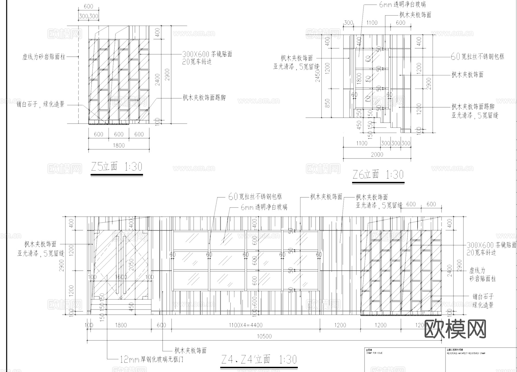 外海健身会所室内装饰CAD施工图全套cad施工图