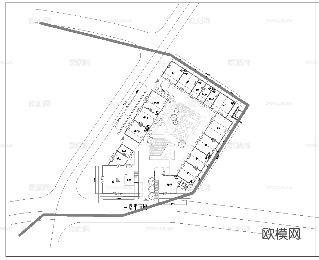 民宿建筑 最新全套施工图设计cad施工图
