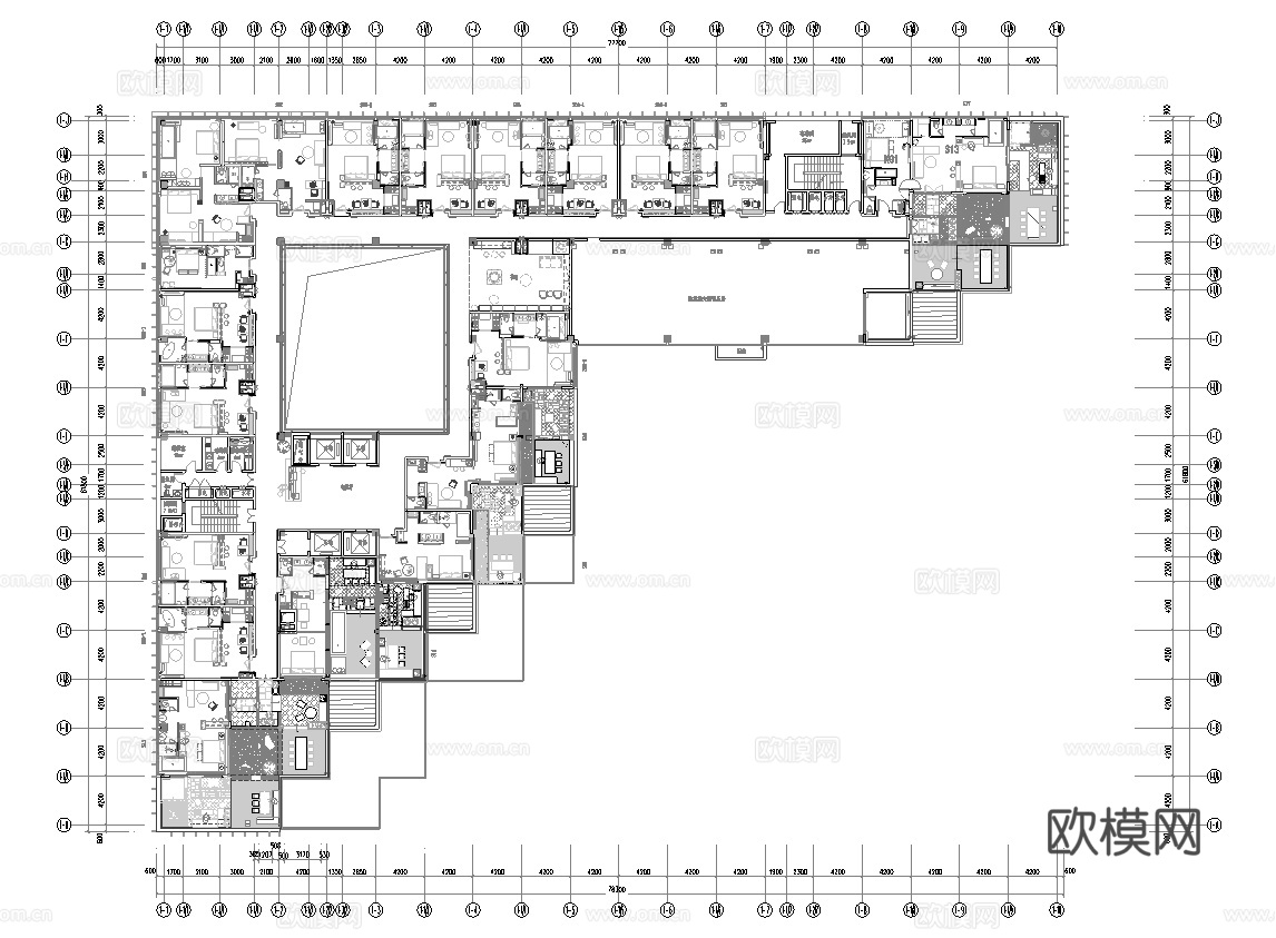 度假民宿 最新全套施工图设计cad施工图