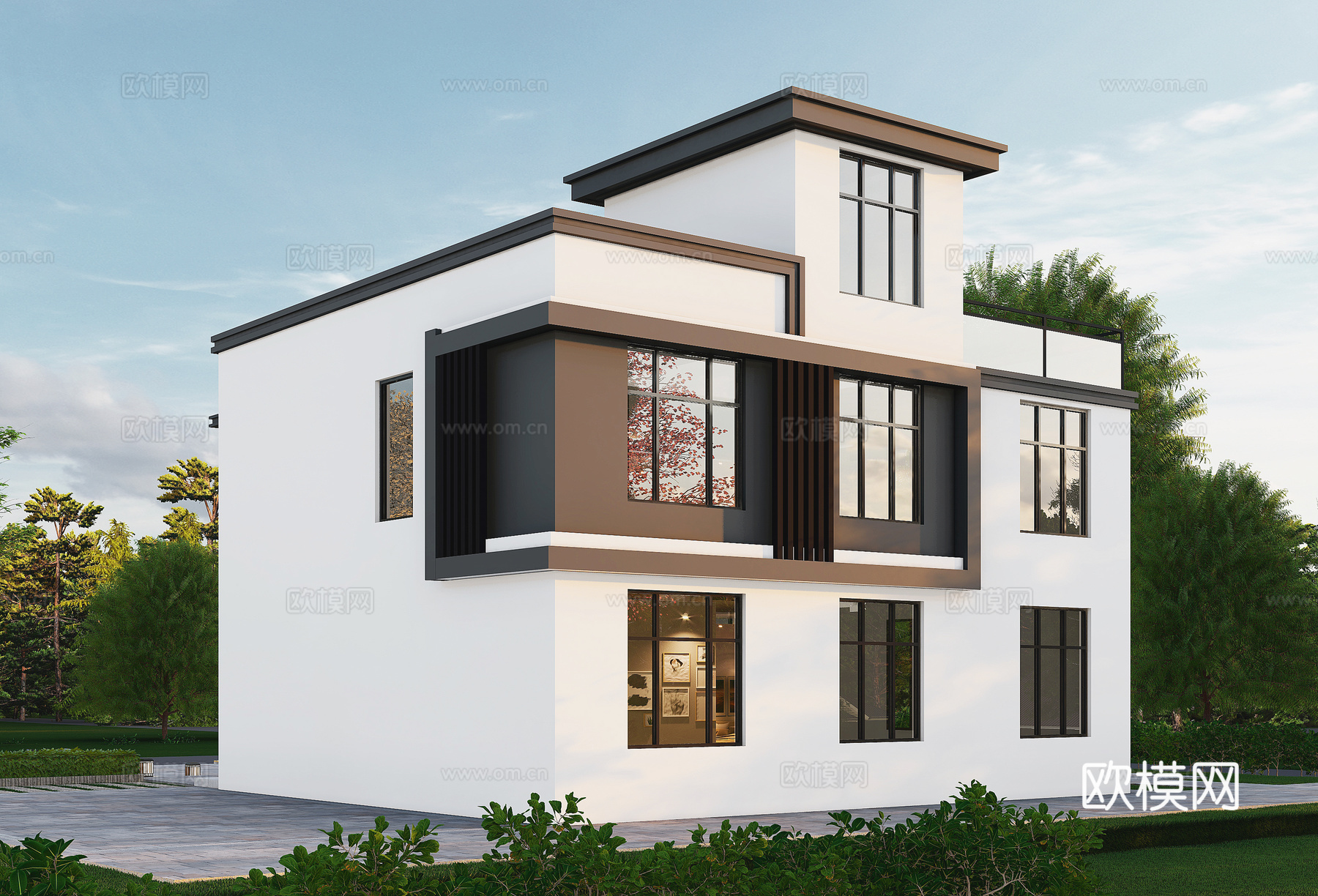 别墅建筑自建房 最新全套施工图设计cad施工图