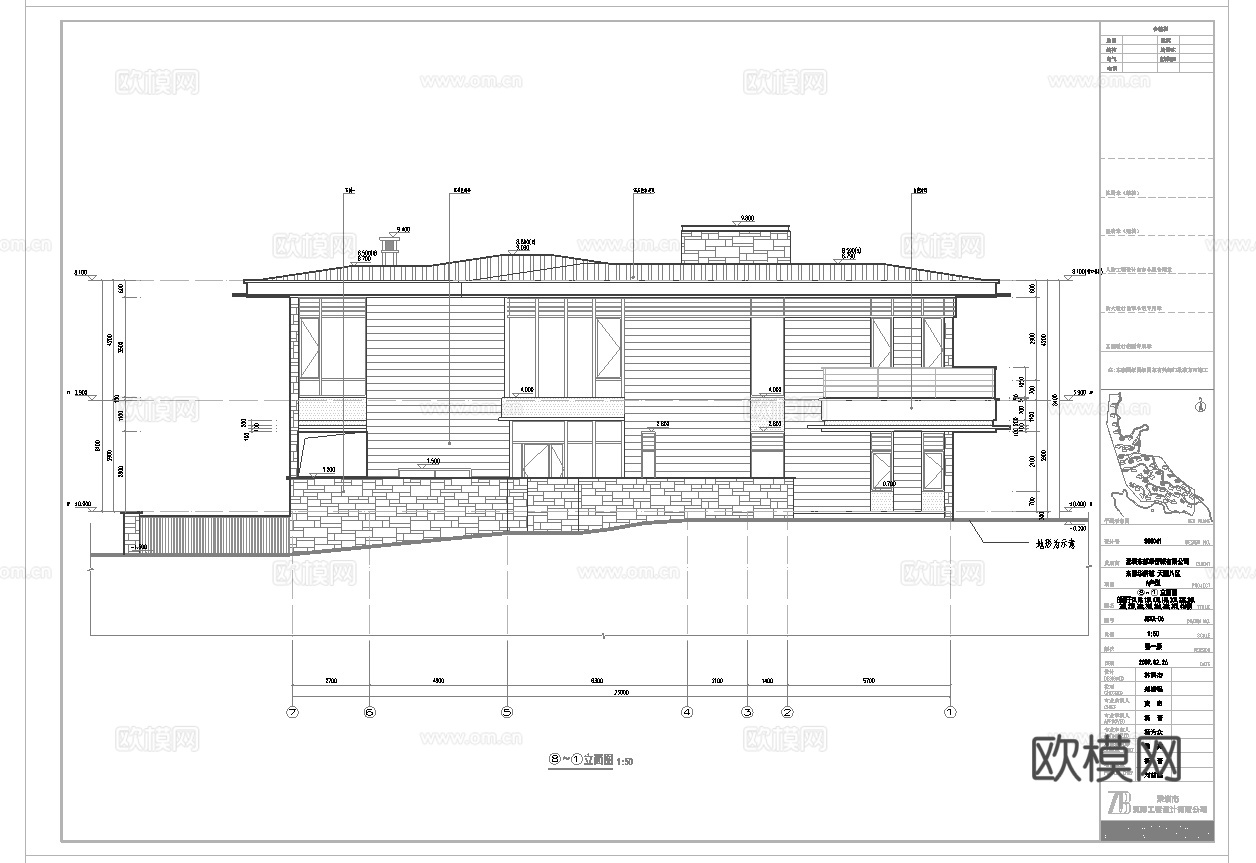 民宿自建房 最新全套施工图设计cad施工图