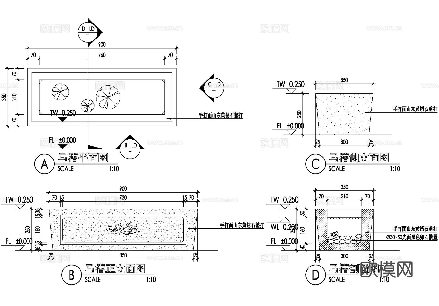 马槽cad施工图