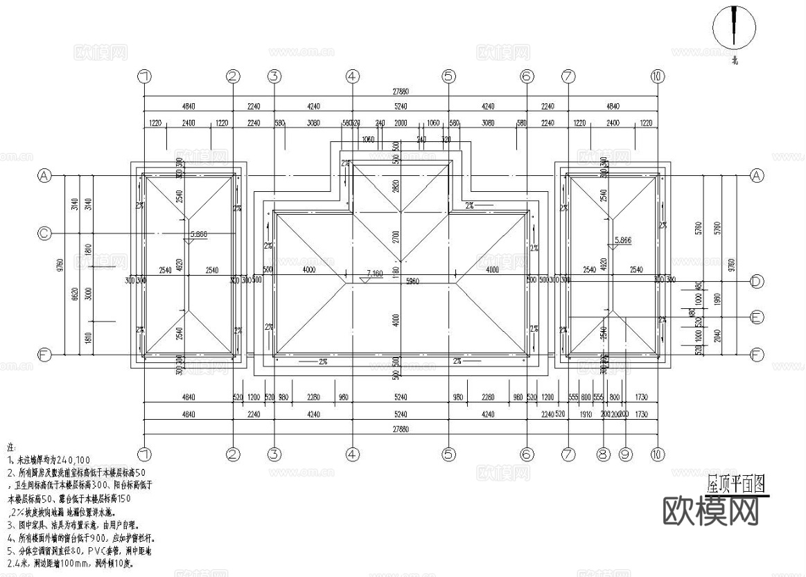 自建房外观 最新全套施工图设计cad施工图