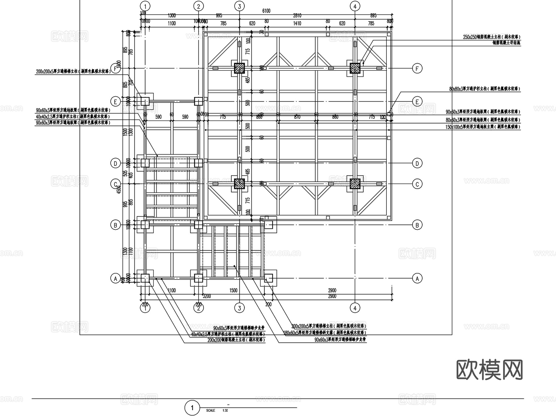 鸿坤理想海岸三套景观亭CAD施工图集cad施工图