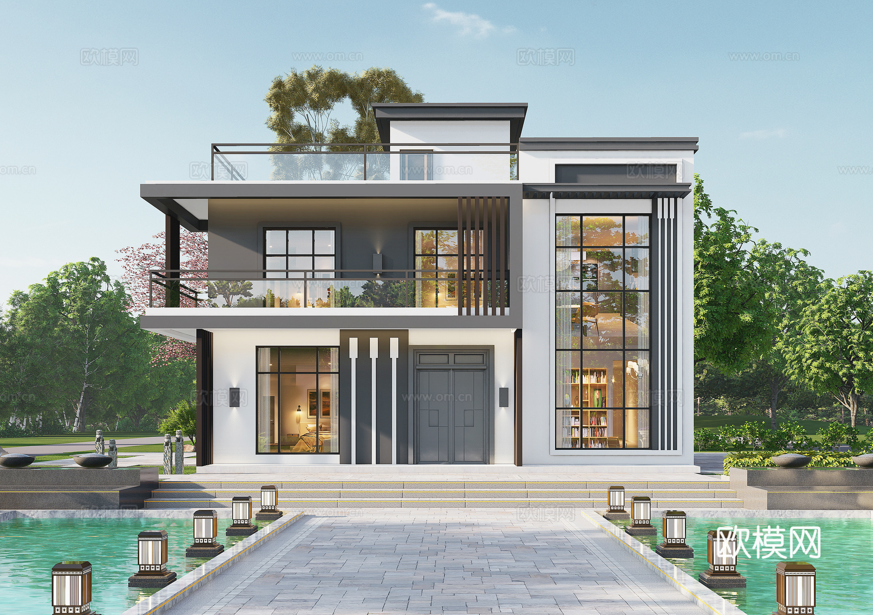 别墅建筑自建房 最新全套施工图设计cad施工图