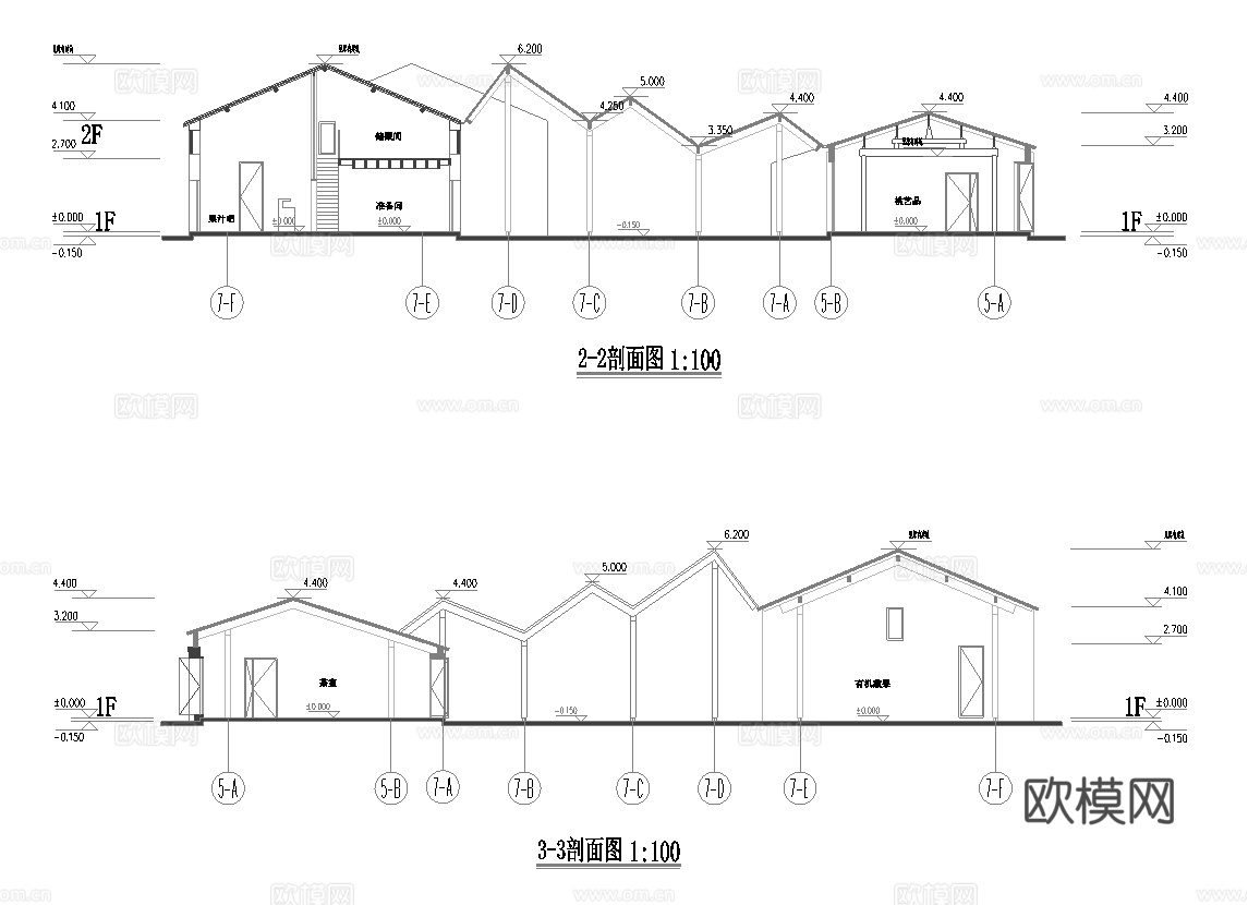 民宿自建房 最新全套施工图设计cad施工图