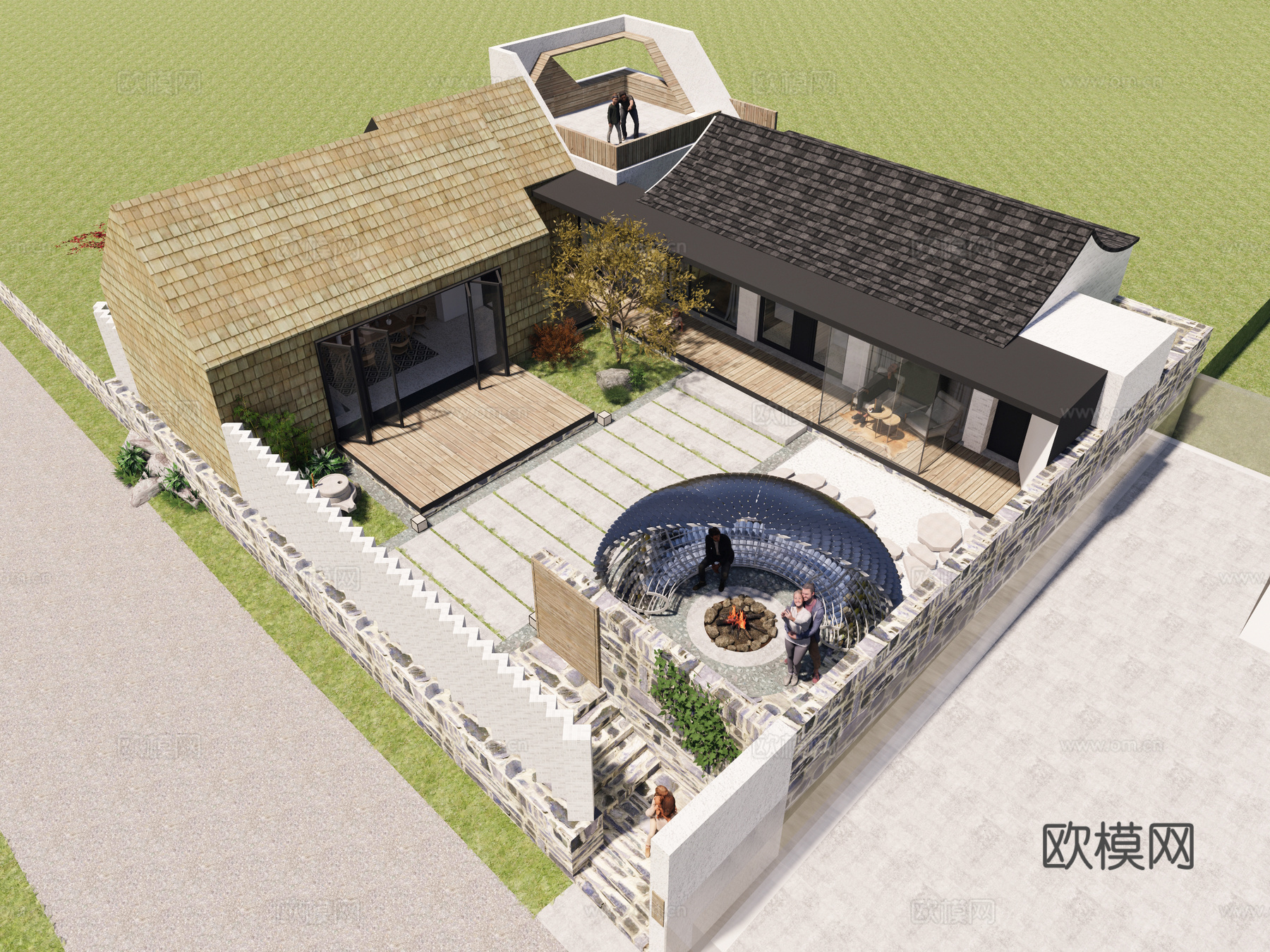 自建房外观 最新全套施工图设计cad施工图