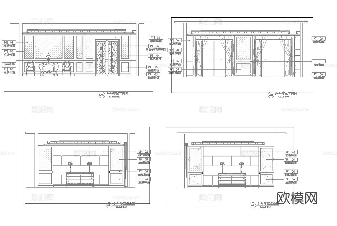 休闲娱乐民宿 最新全套施工图设计cad施工图