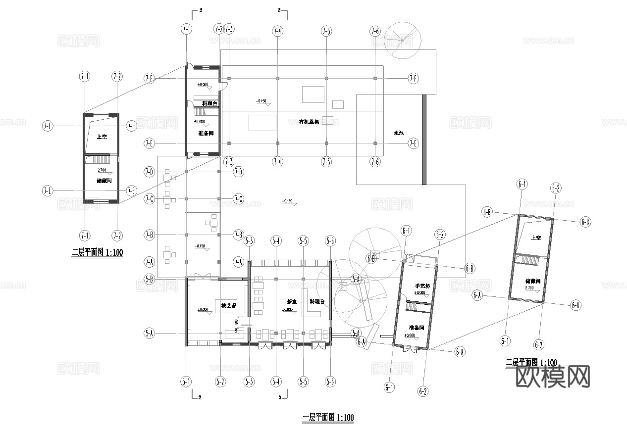 民宿自建房 最新全套施工图设计cad施工图