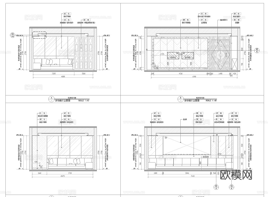 休闲娱乐民宿 最新全套施工图设计cad施工图