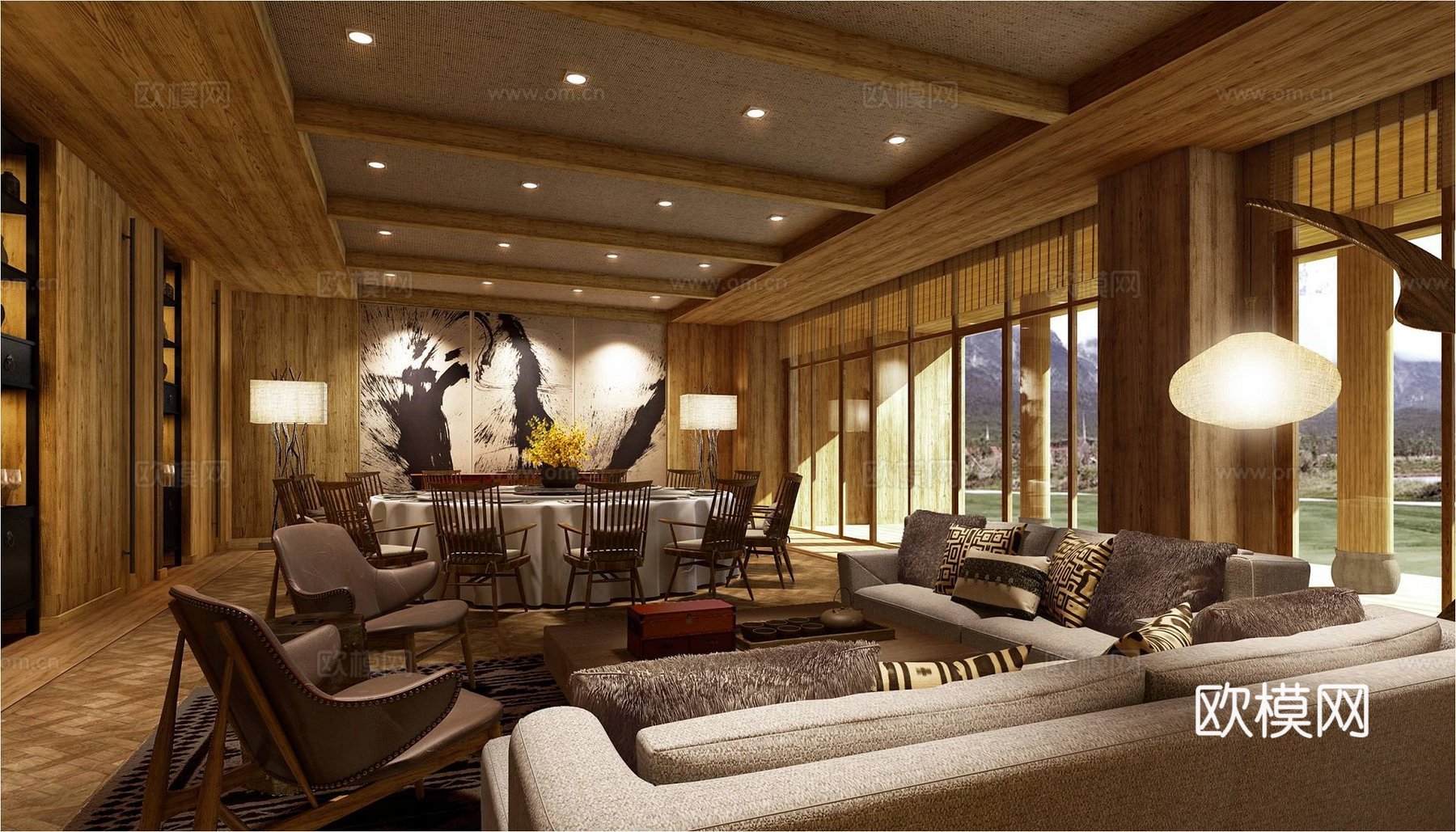 休闲民宿 最新全套施工图设计cad施工图