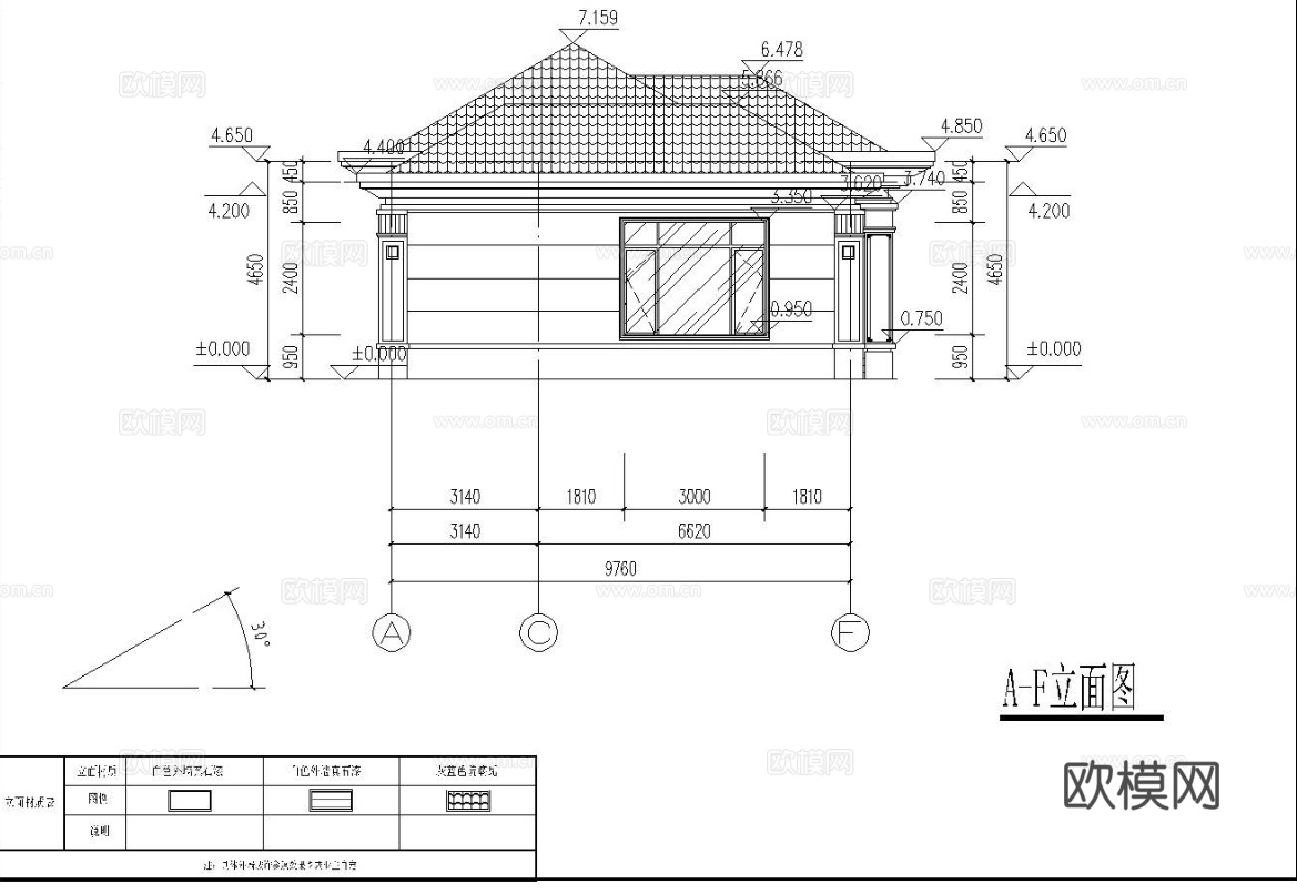 自建房外观 最新全套施工图设计cad施工图