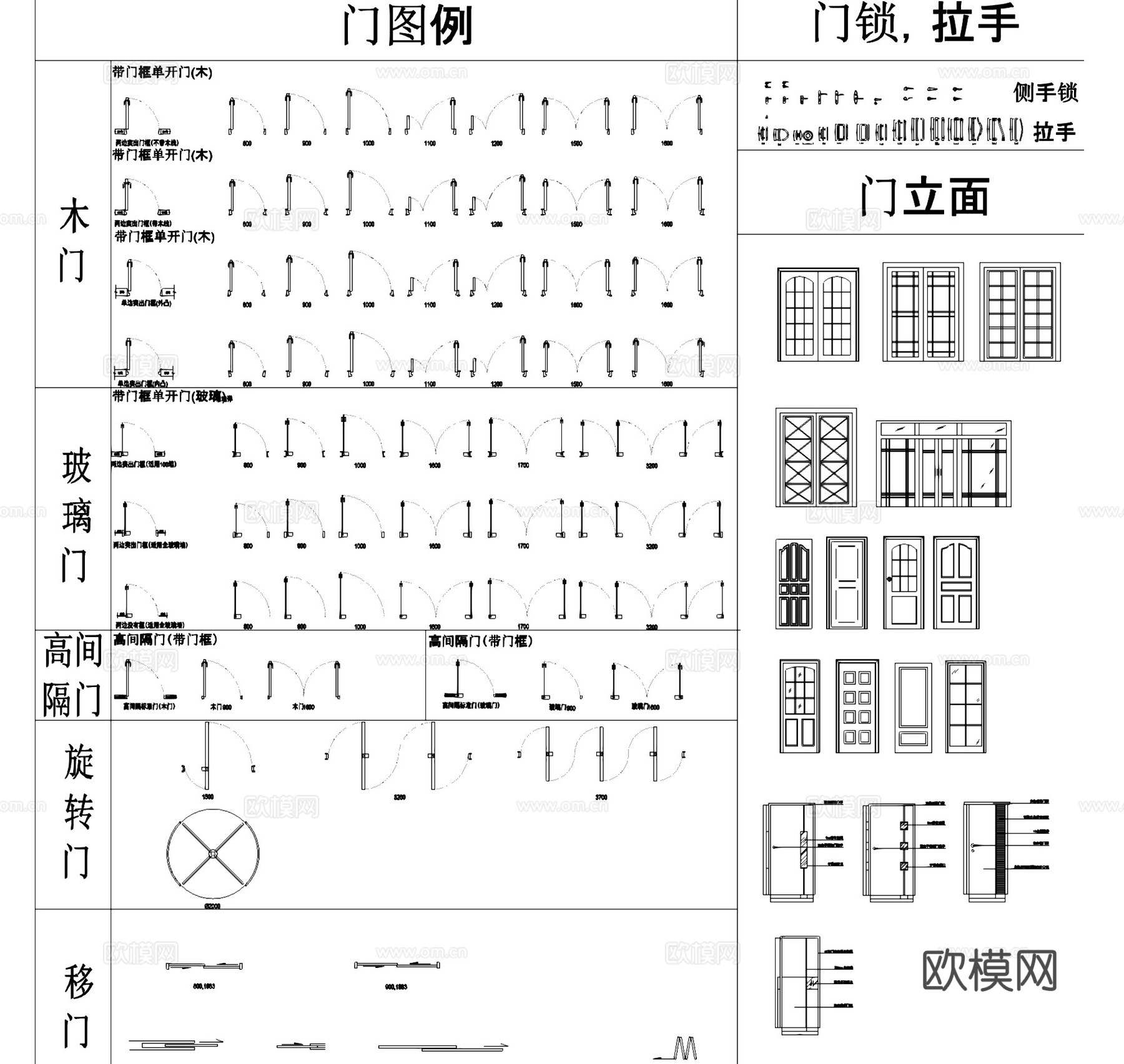 建筑景观室内装饰节点图块图库CAD施工图集cad施工图