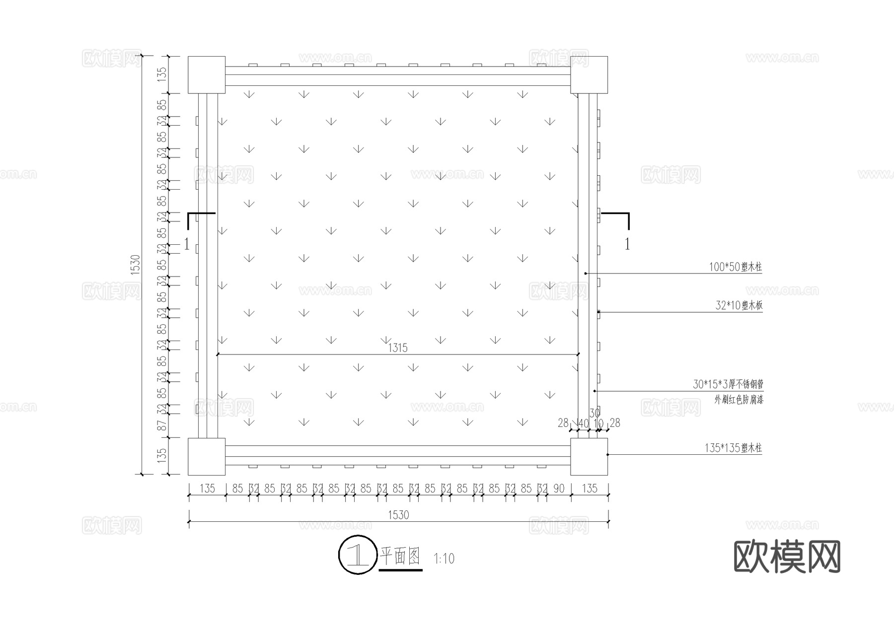 花箱 树池 CAD施工图cad施工图