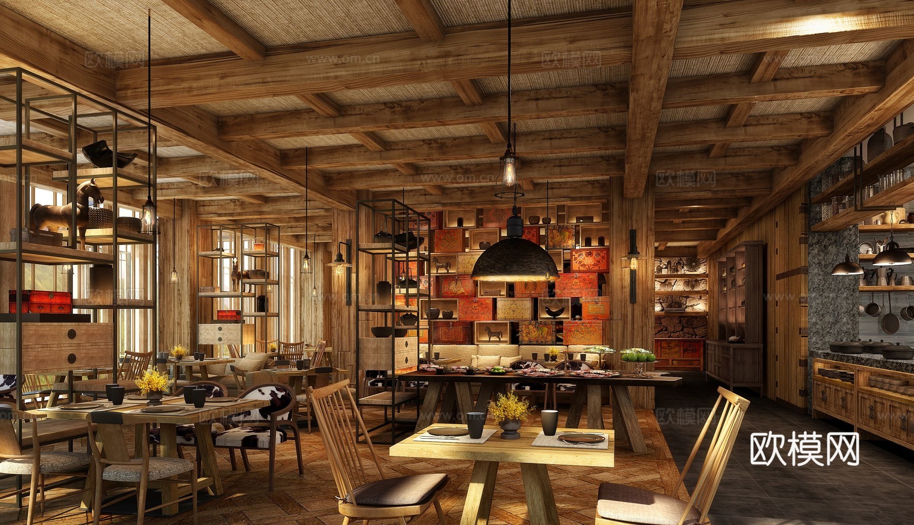 休闲民宿 最新全套施工图设计cad施工图