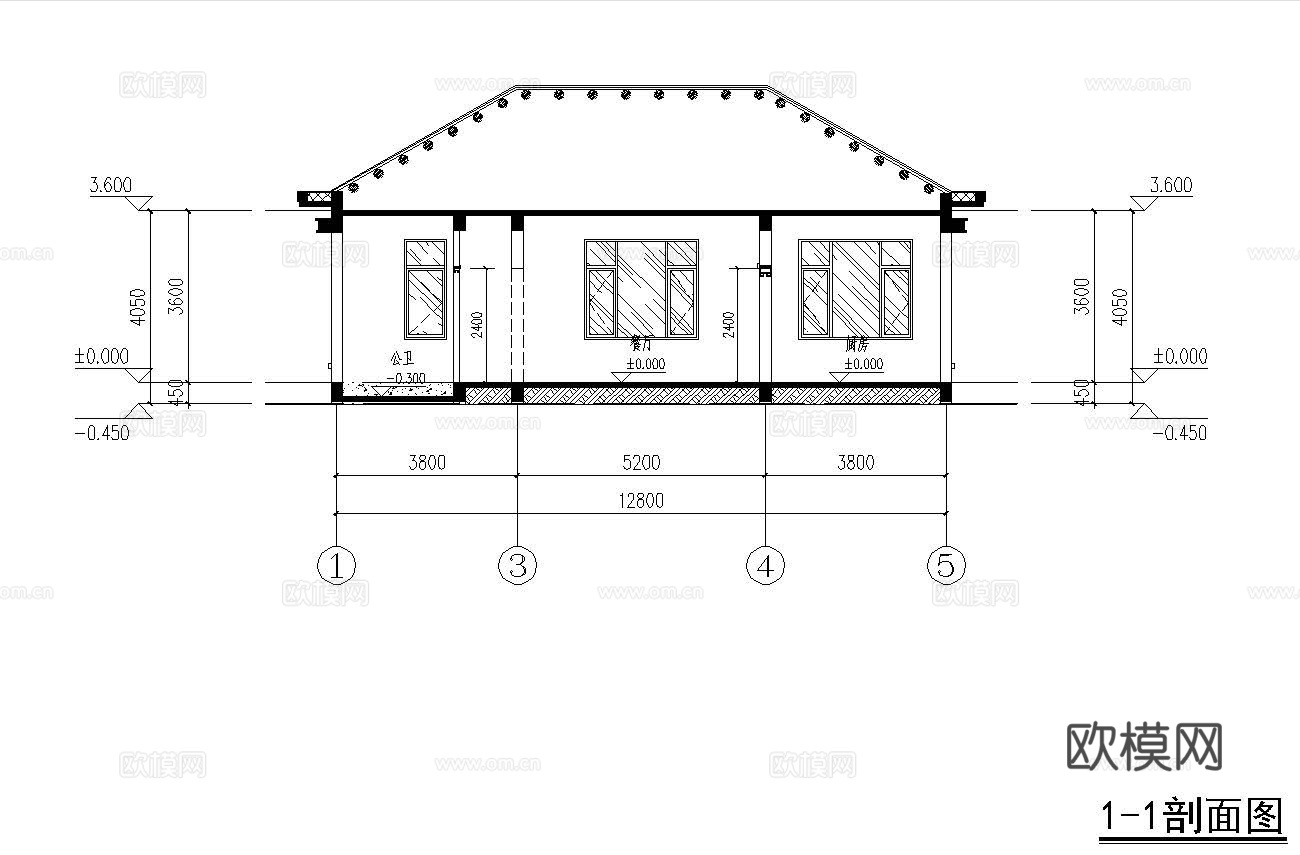 自建房外观 最新全套施工图设计cad施工图