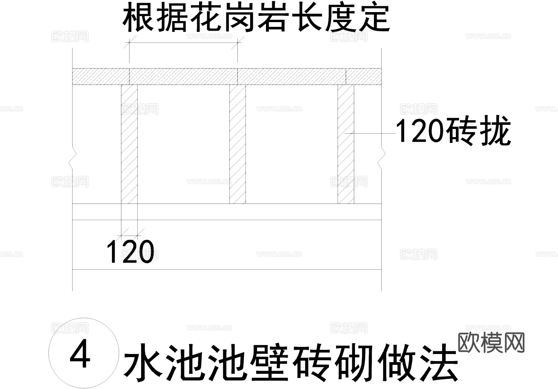 喷泉水池 旱喷盖板 篦子 井盖节点景观CAD施工图cad施工图