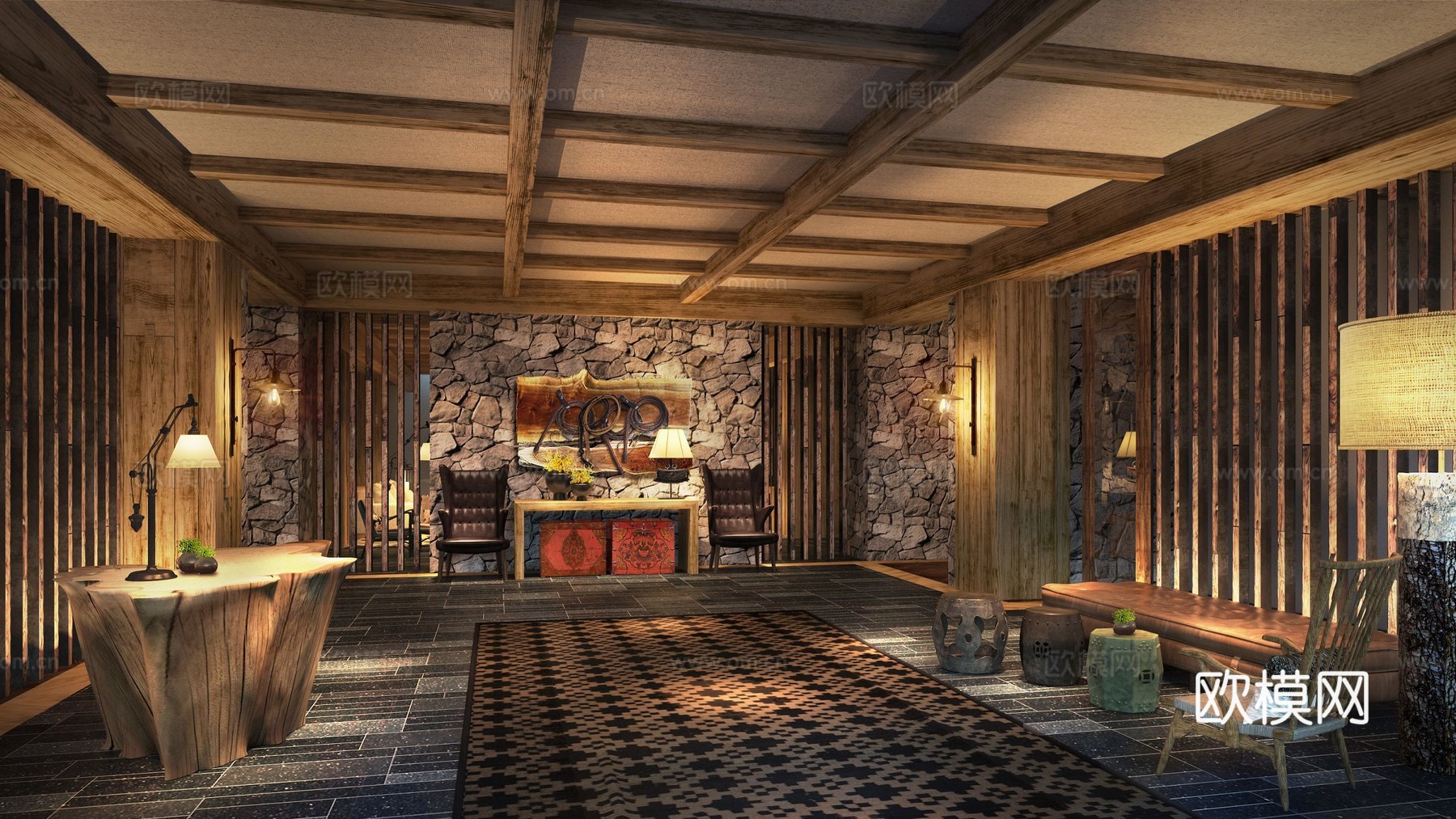 休闲民宿 最新全套施工图设计cad施工图