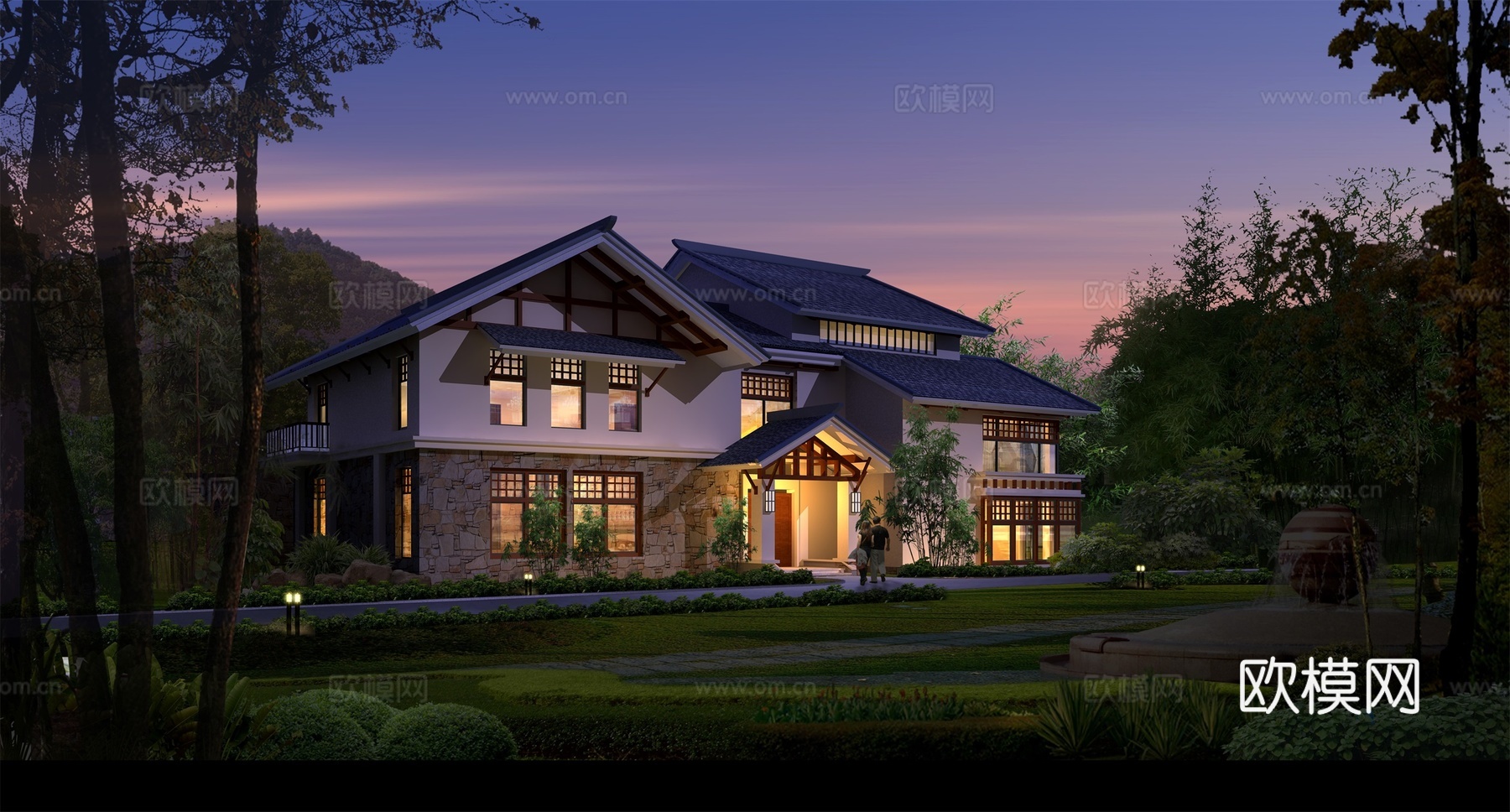 民宿建筑 最新全套施工图设计cad施工图