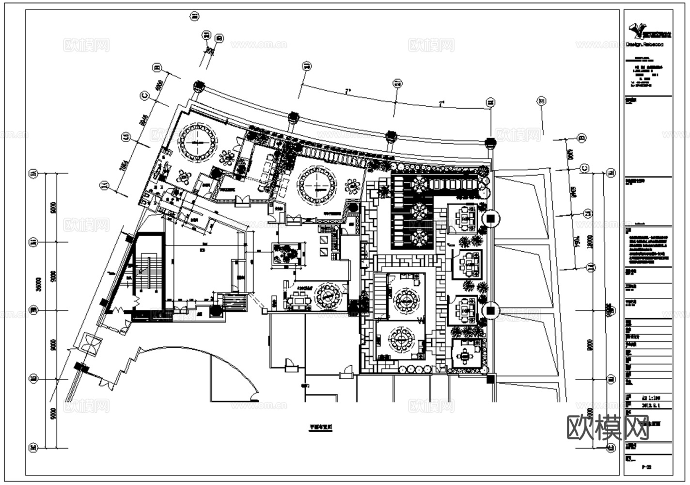 15套茶楼茶室餐厅会所CAD施工图效果图cad施工图
