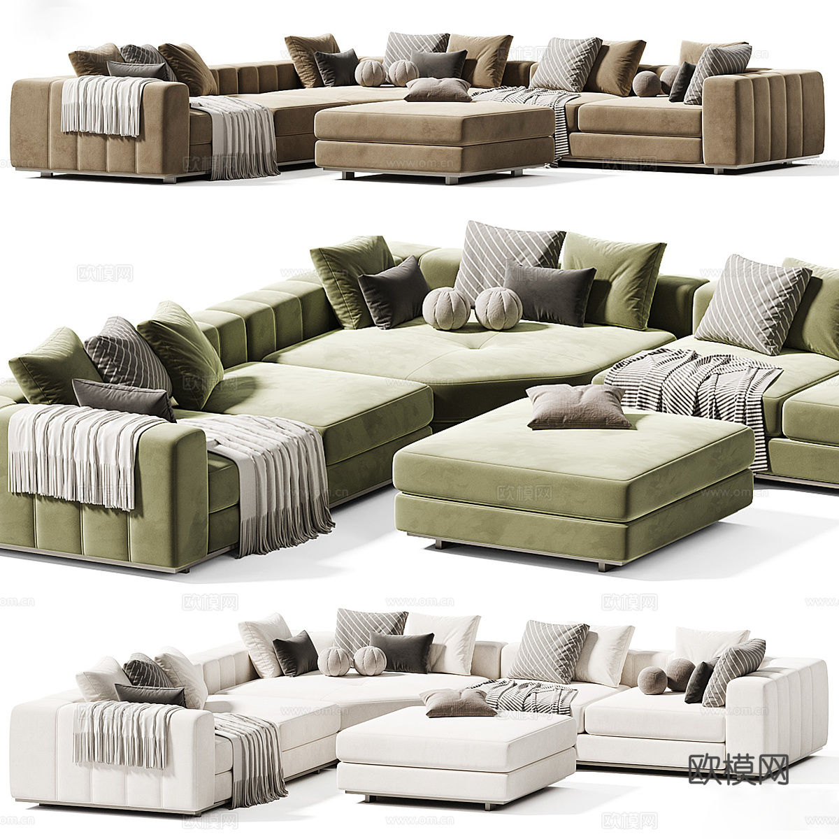 异形沙发3d模型下载