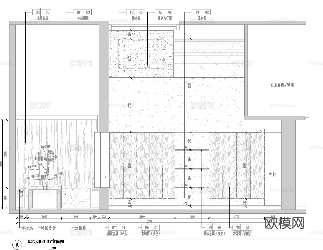 高档私人别墅 最新全套施工图设计cad施工图
