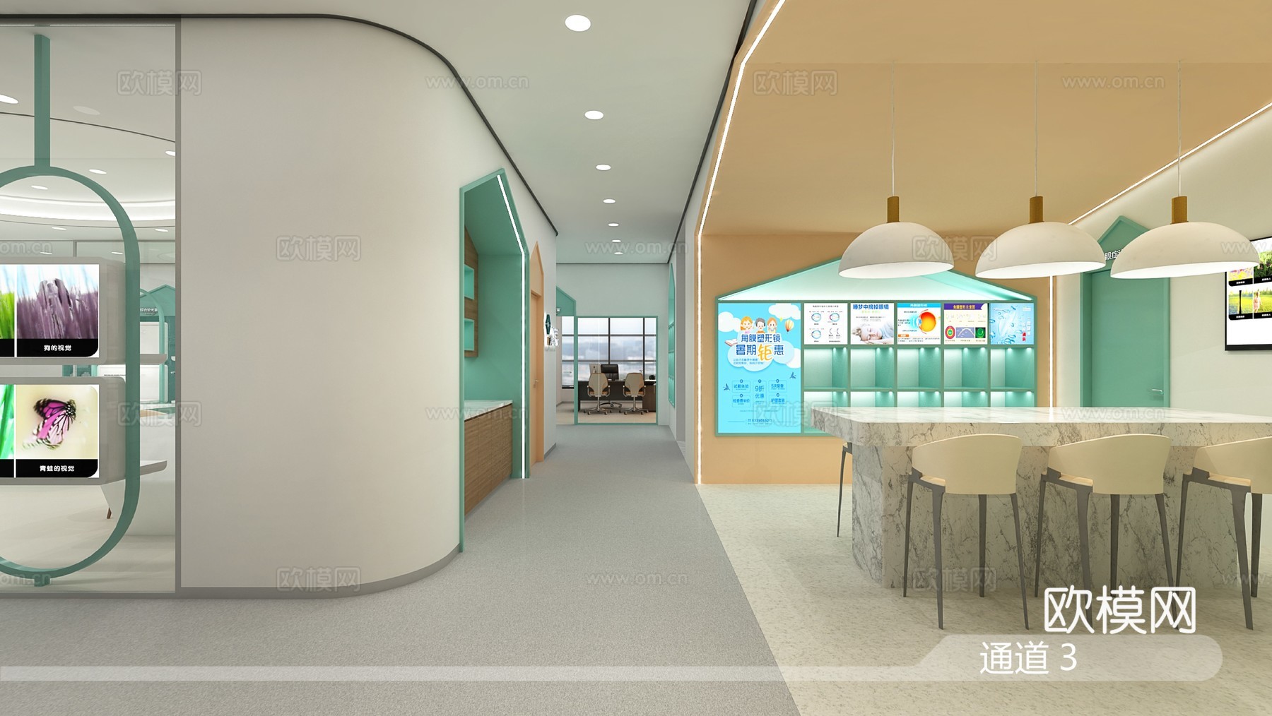 眼镜店 最新全套施工图设计cad施工图