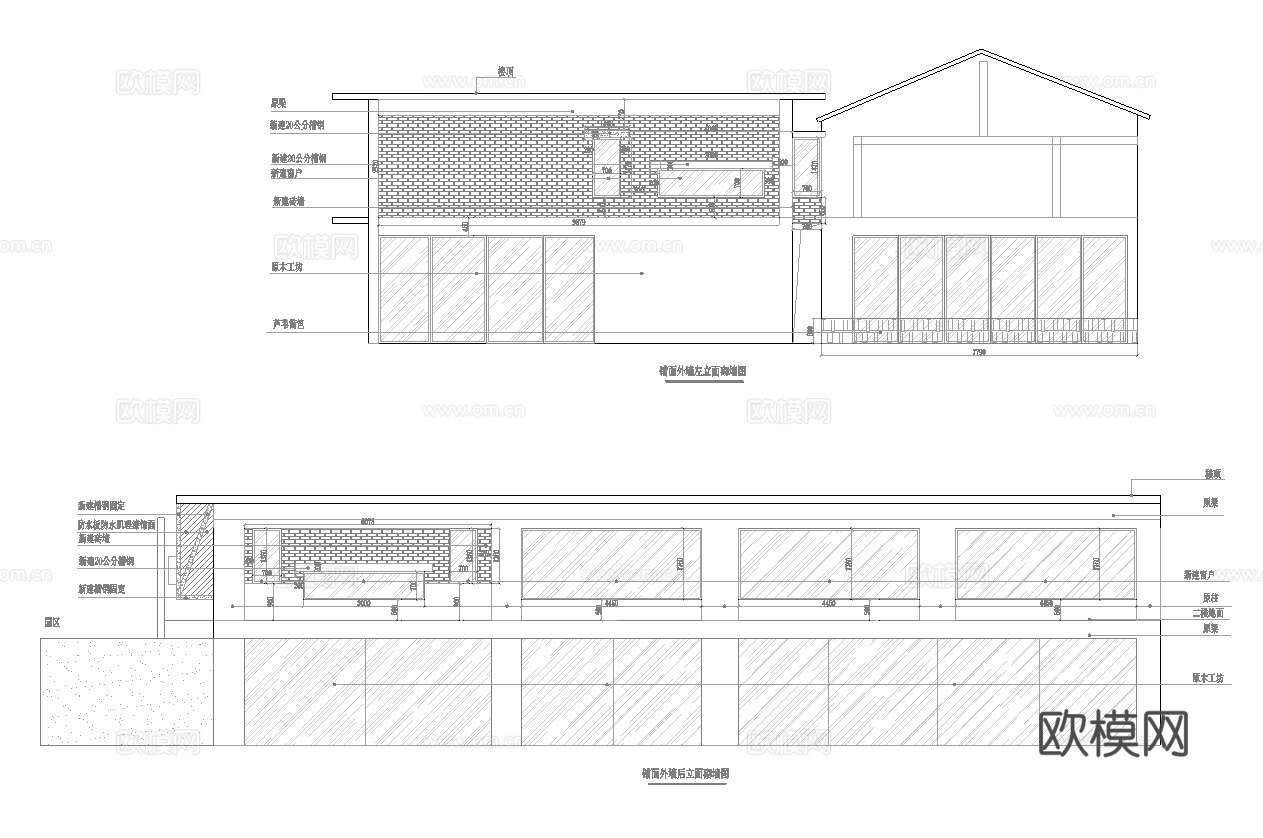 民宿酒店 最新全套施工图设计cad施工图
