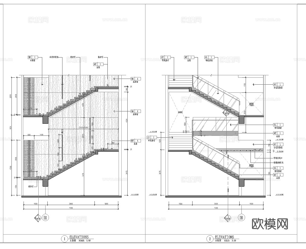眼镜店 最新全套施工图设计cad施工图