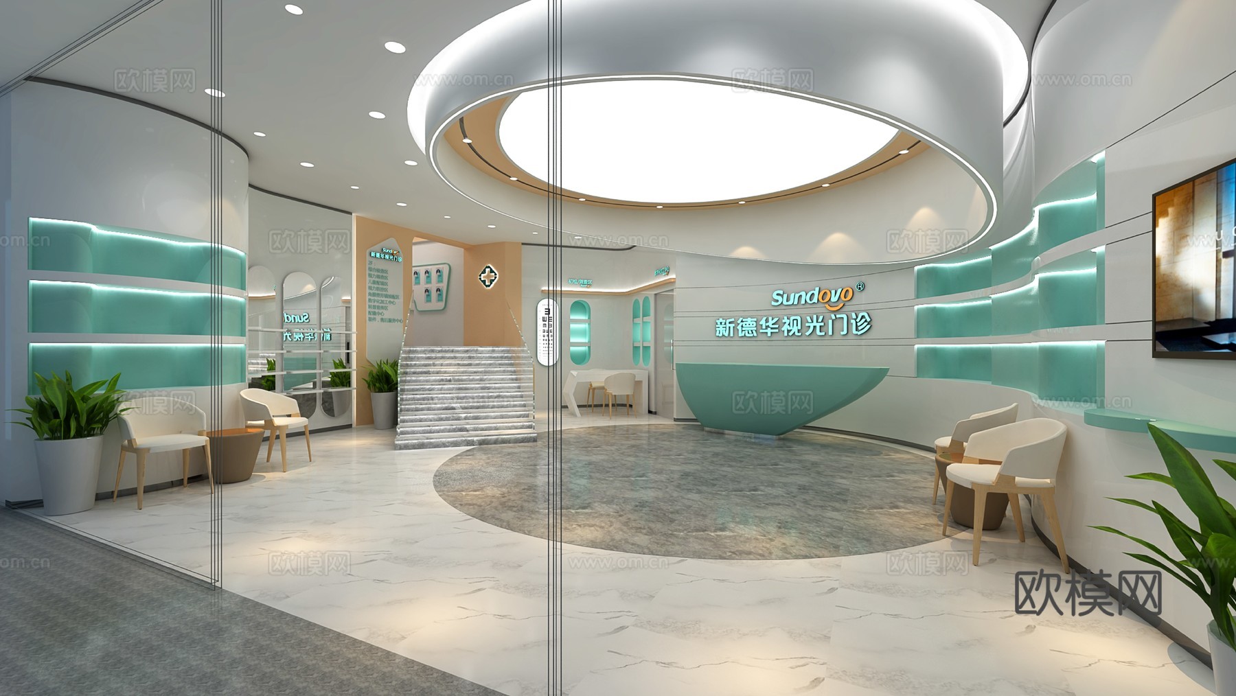 眼镜店 最新全套施工图设计cad施工图