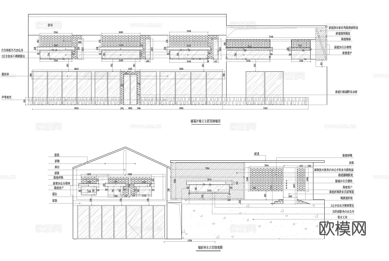 民宿酒店 最新全套施工图设计cad施工图