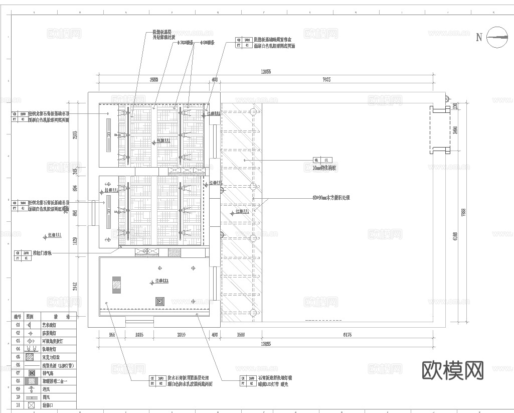 高档民宿酒店 最新全套施工图设计cad施工图