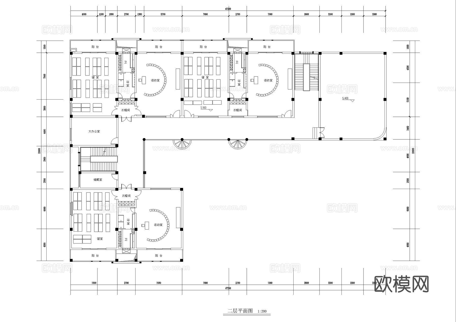 幼儿园建筑CAD施工图集cad施工图