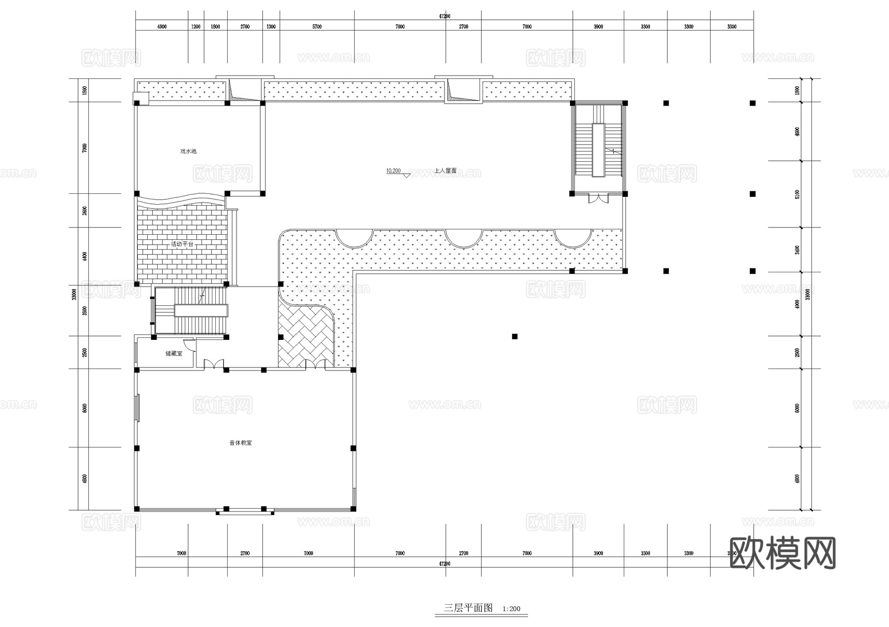 幼儿园建筑CAD施工图集cad施工图