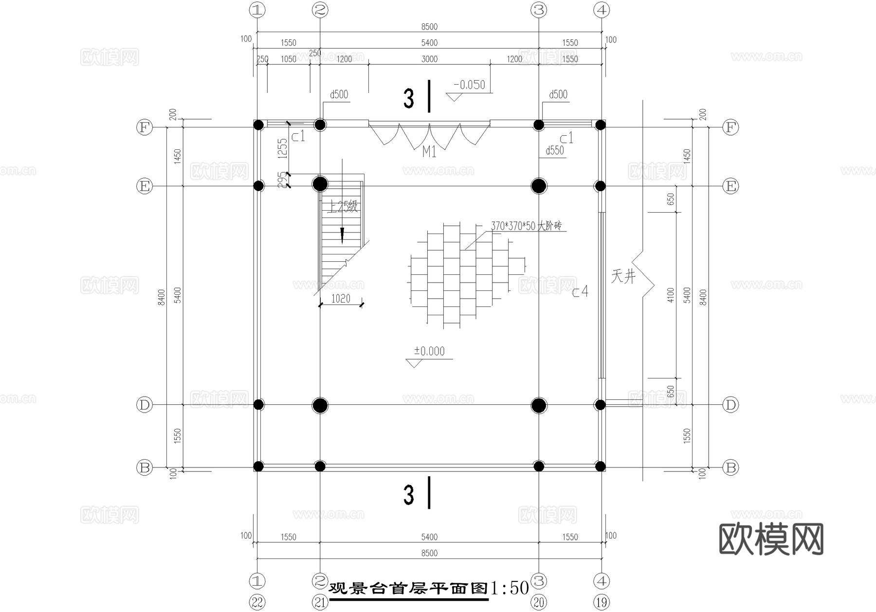 中式寺庙 山门古建大门门头cad施工图