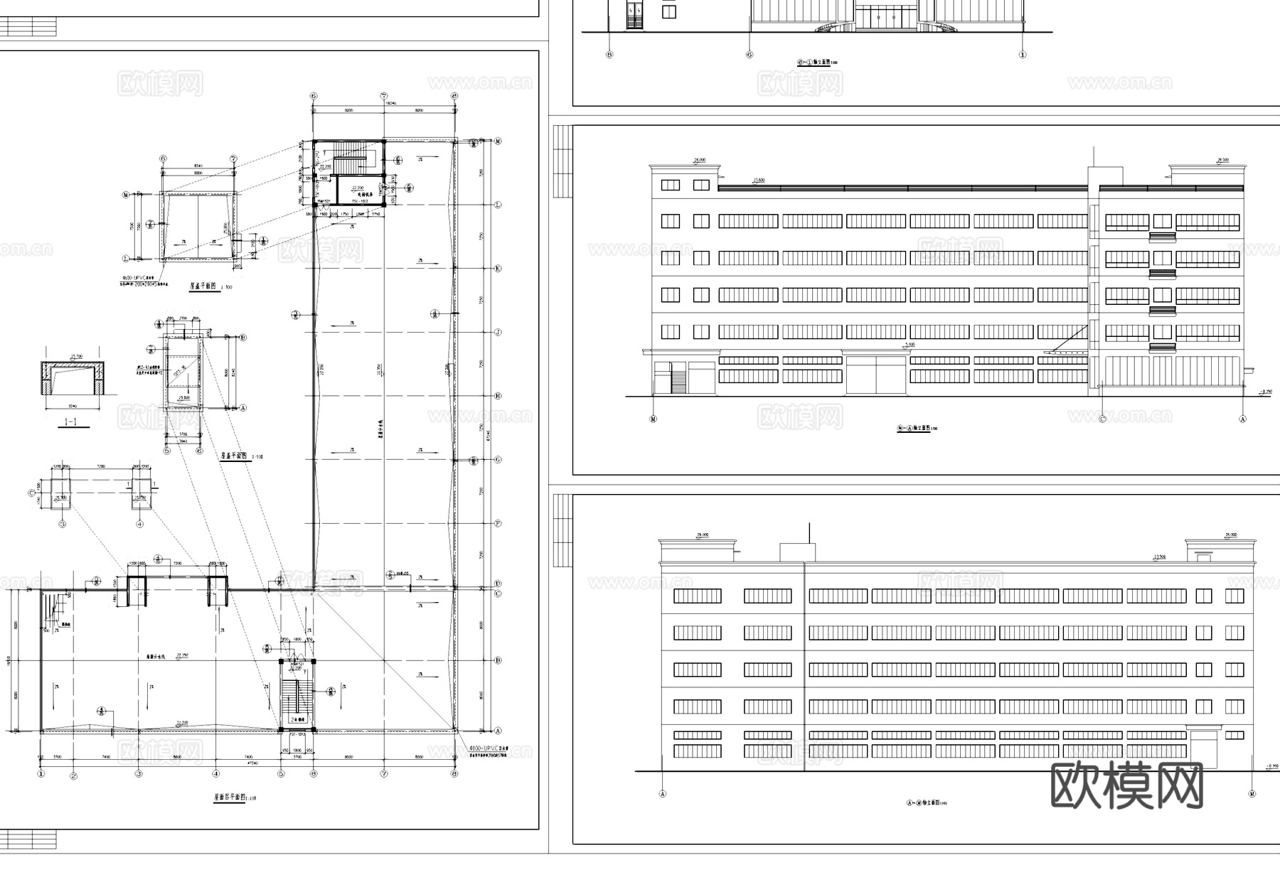 医用器械厂房车间工业建筑CAD施工图cad施工图