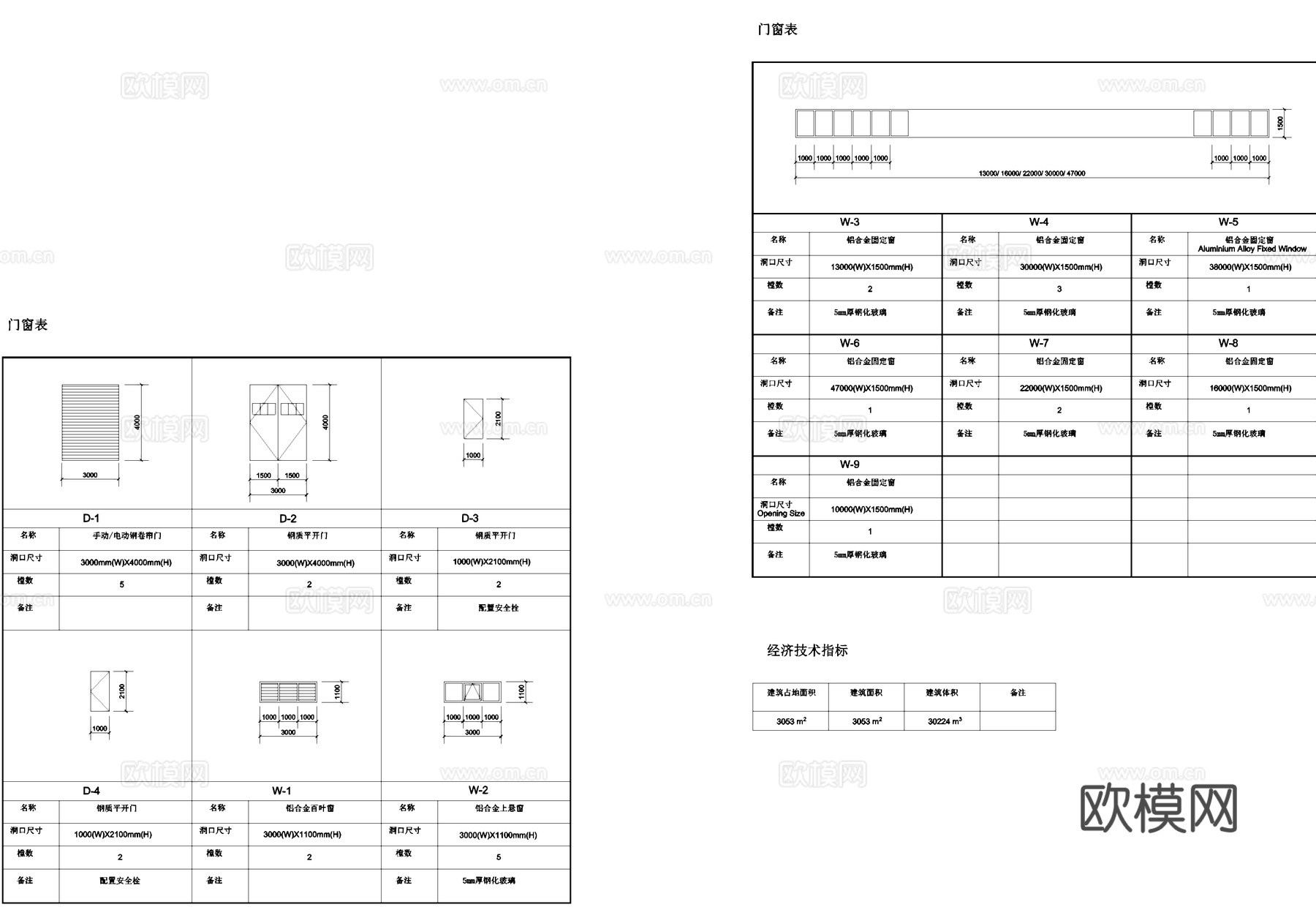 单层轻钢生产厂房装桶车间工业建筑CAD施工图集cad施工图