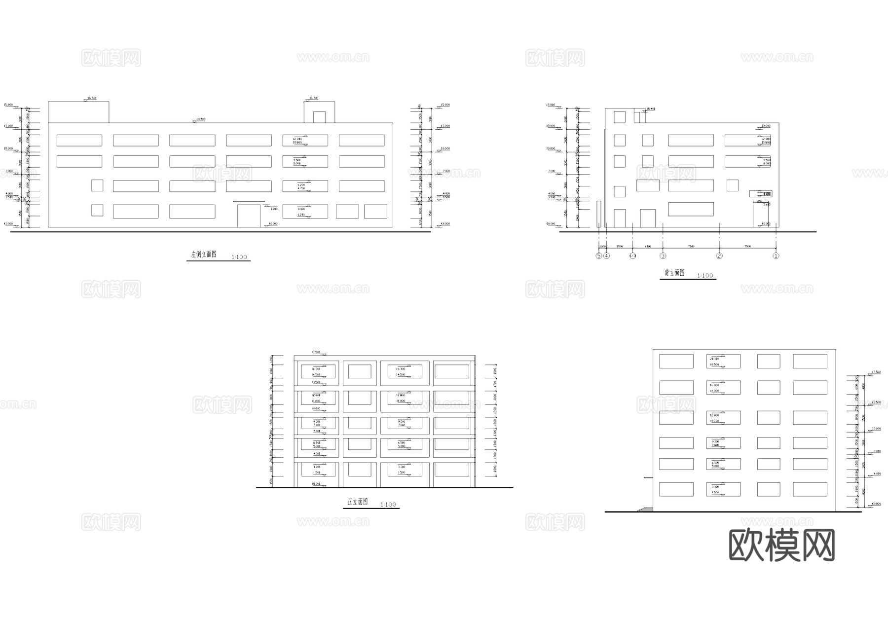 糖厂糖化车间厂房工业建筑CAD施工图cad施工图