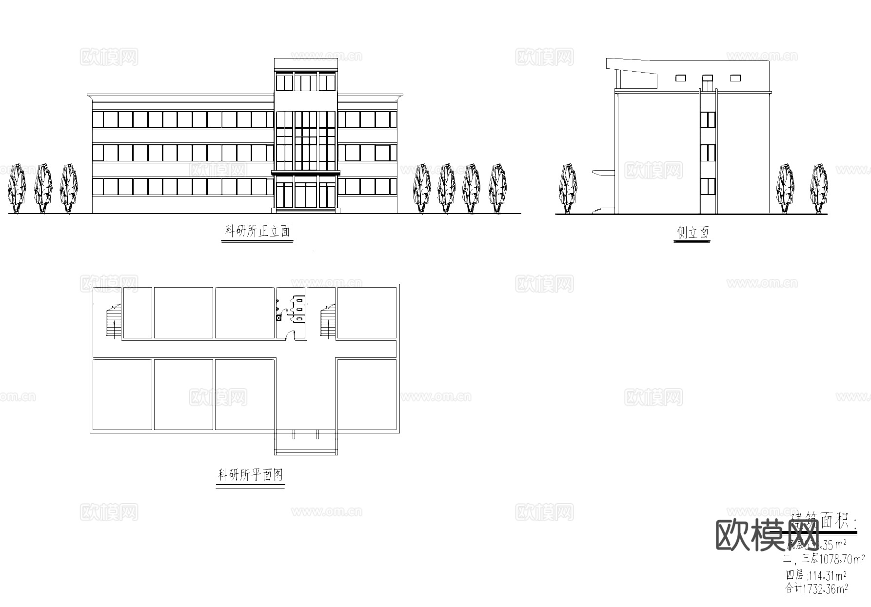 工业厂房园区初步设计建筑规划CAD施工图cad施工图