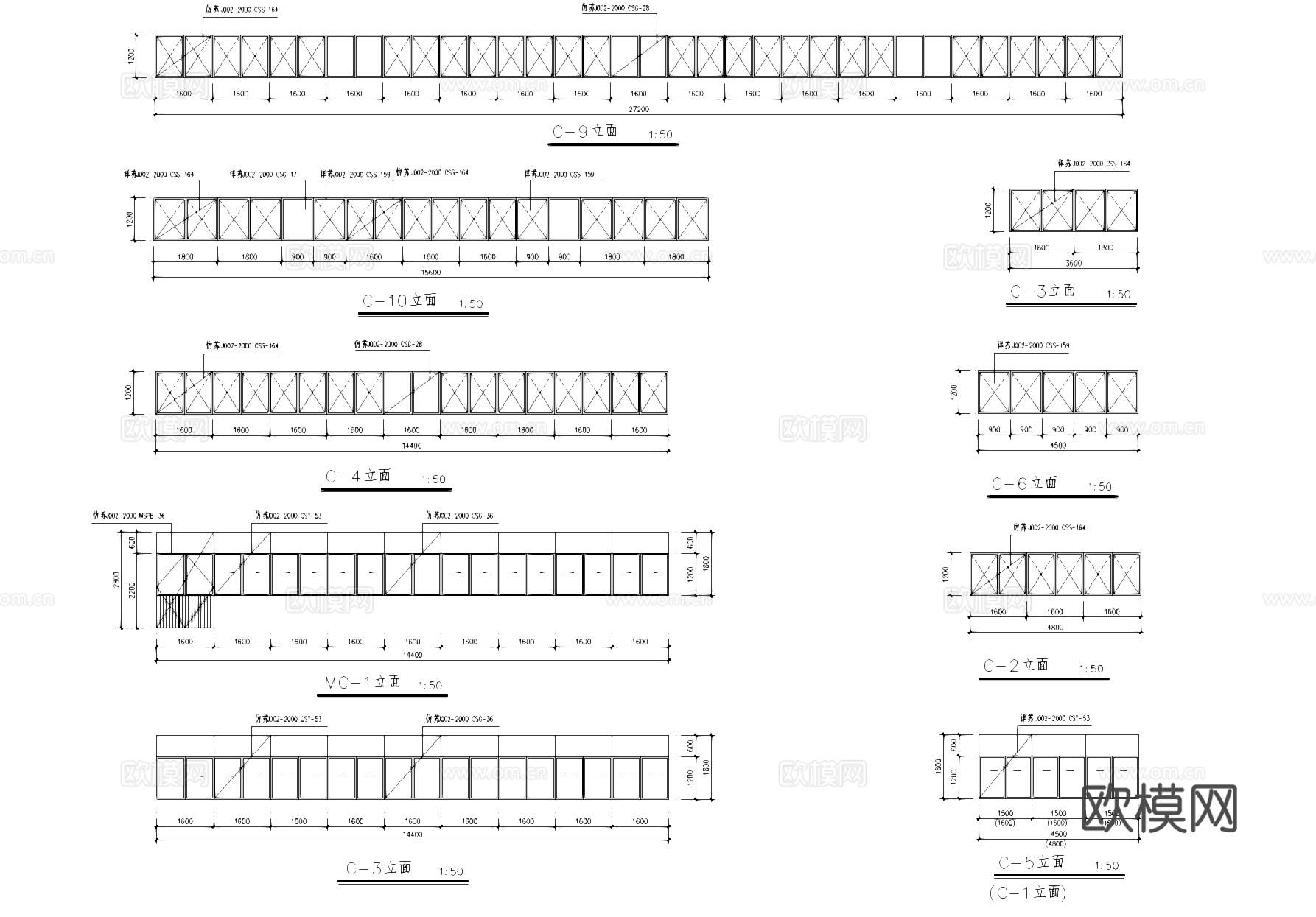 钢结构机械工厂车间厂房工业建筑CAD施工图cad施工图