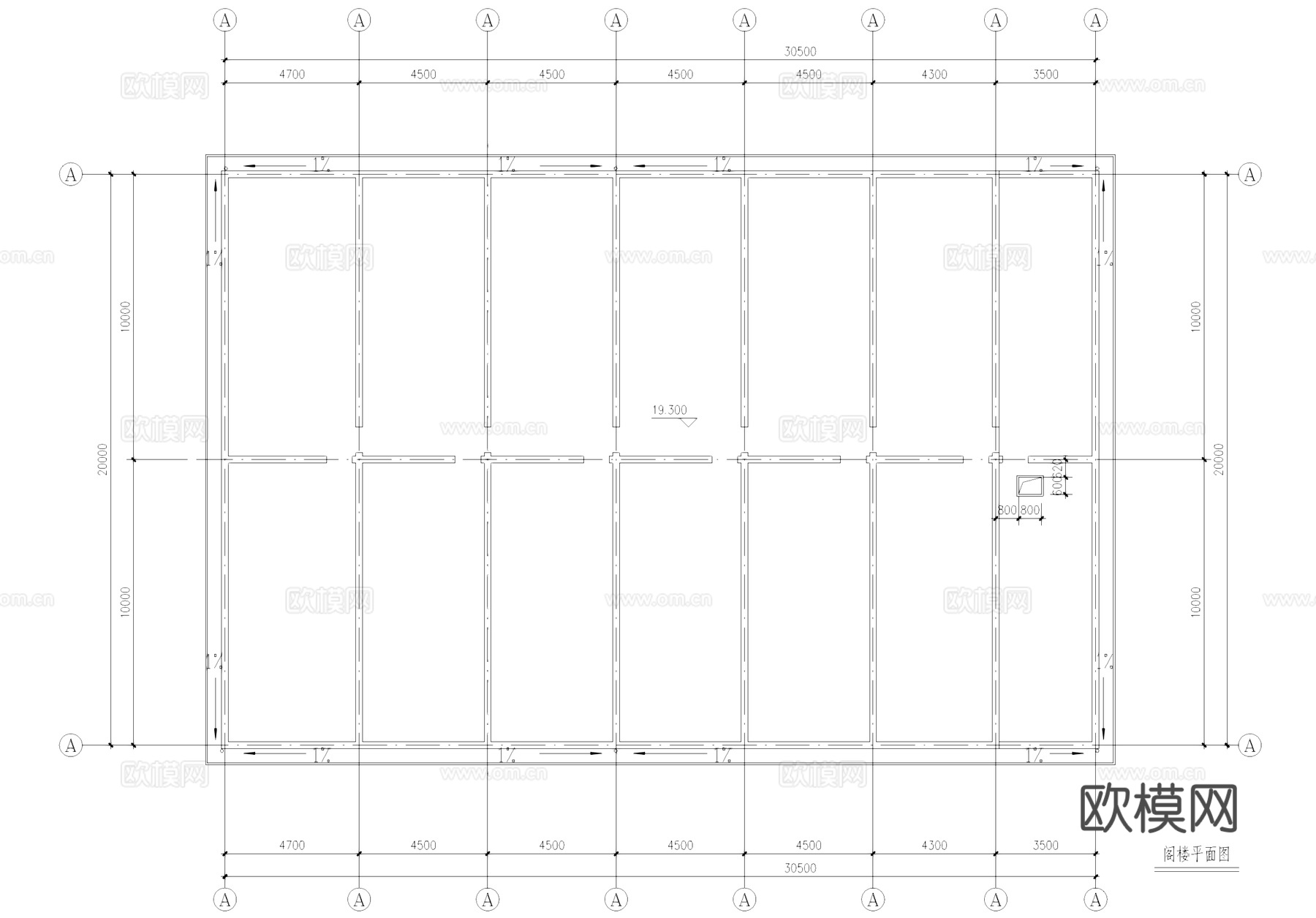 工业厂房办公建筑规划CAD施工图cad施工图
